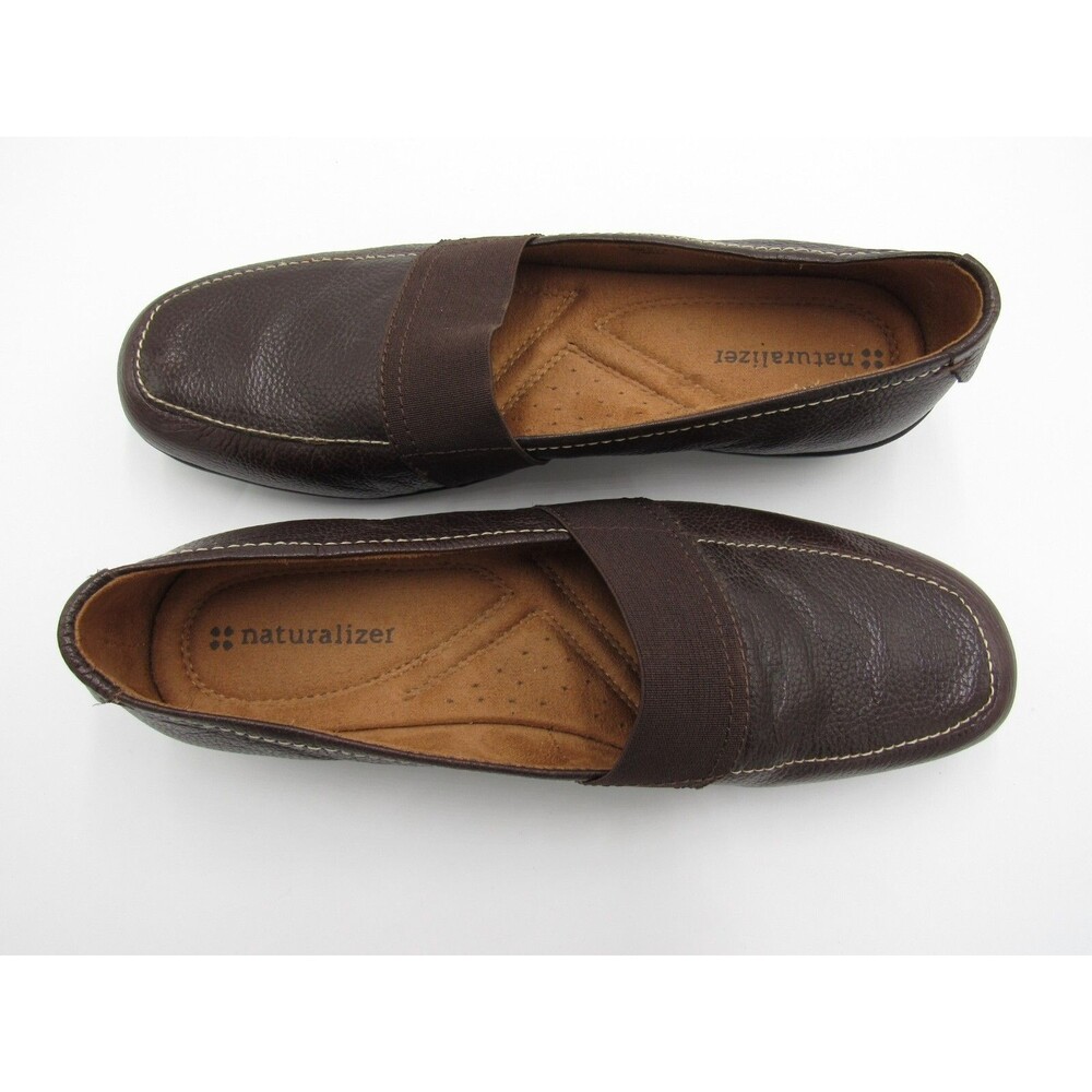 Naturalizer Fairlee Comfort Loafers Womens Size 8 Dark Brown Business Casual - Picture 10 of 14